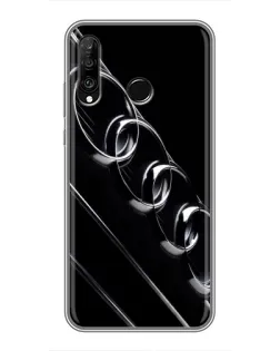Чохол для Huawei P30 Lite / Nova 4e з картинкою «Audi — абстрактні кільця»