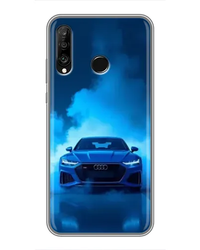 Чохол для Huawei P30 Lite / Nova 4e з картинкою «Audi — блакитна енергія» Чохол для Huawei P30 Lite / Nova 4e з картинкою «Audi — блакитна енергія»