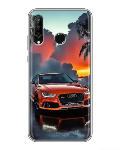 Чохол для Huawei P30 Lite / Nova 4e з картинкою «Audi — захід сонця» Чохол для Huawei P30 Lite / Nova 4e з картинкою «Audi — захід сонця»
