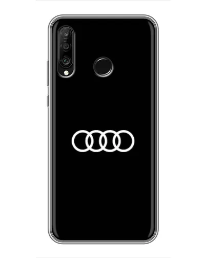Чохол для Huawei P30 Lite / Nova 4e з картинкою «Audi White Logo» Чохол для Huawei P30 Lite / Nova 4e з картинкою «Audi White Logo»