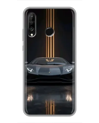 Чехол для Huawei P30 Lite / Nova 4e с картинкой «Lamborghini золотые линии» Чехол для Huawei P30 Lite / Nova 4e с картинкой «Lamborghini золотые линии»