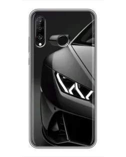 Чехол для Huawei P30 Lite / Nova 4e с картинкой «Lamborghini фары детализация» Чехол для Huawei P30 Lite / Nova 4e с картинкой «Lamborghini фары детализация»