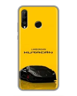 Чехол для Huawei P30 Lite / Nova 4e с картинкой «Lamborghini Huracan черный» Чехол для Huawei P30 Lite / Nova 4e с картинкой «Lamborghini Huracan черный»