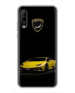 Чехол для Huawei P30 Lite / Nova 4e с картинкой «Lamborghini желтый акцент» Чехол для Huawei P30 Lite / Nova 4e с картинкой «Lamborghini желтый акцент»
