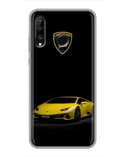 Чехол для Huawei P30 Lite / Nova 4e с картинкой «Lamborghini желтый акцент» Чехол для Huawei P30 Lite / Nova 4e с картинкой «Lamborghini желтый акцент»