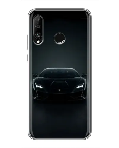 Чехол для Huawei P30 Lite / Nova 4e с картинкой «Черный Lamborghini Aventador» Чехол для Huawei P30 Lite / Nova 4e с картинкой «Черный Lamborghini Aventador»