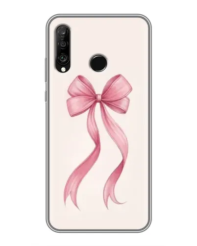 Чохол для Huawei P30 Lite / Nova 4e з картинкою «Рожевий бант» Чохол для Huawei P30 Lite / Nova 4e з картинкою «Рожевий бант»