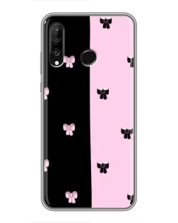 Чохол для Huawei P30 Lite / Nova 4e з картинкою «Контрастні банти»