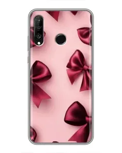 Чохол для Huawei P30 Lite / Nova 4e з картинкою «Бордовий атлас»