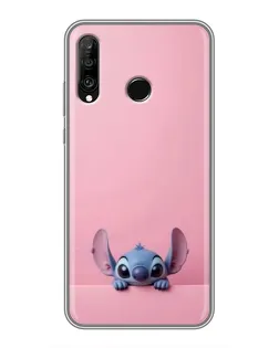 Чехол для Huawei P30 Lite / Nova 4e с картинкой «Stitch выглядывает» Чехол для Huawei P30 Lite / Nova 4e с картинкой «Stitch выглядывает»