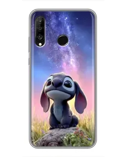 Чехол для Huawei P30 Lite / Nova 4e с картинкой «Стич на рассвете» Чехол для Huawei P30 Lite / Nova 4e с картинкой «Стич на рассвете»