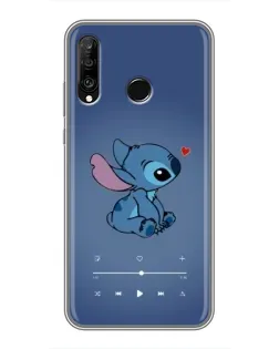 Чехол для Huawei P30 Lite / Nova 4e с картинкой «Музыкальный Stitch» Чехол для Huawei P30 Lite / Nova 4e с картинкой «Музыкальный Stitch»