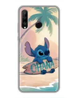 Чехол для Huawei P30 Lite / Nova 4e с картинкой «Стич на серфе» Чехол для Huawei P30 Lite / Nova 4e с картинкой «Стич на серфе»