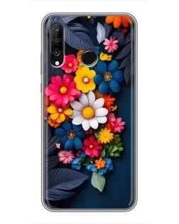 Чехол для Huawei P30 Lite / Nova 4e с картинкой «Цветочная феерия» Чехол для Huawei P30 Lite / Nova 4e с картинкой «Цветочная феерия»