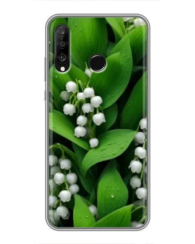 Чехол для Huawei P30 Lite / Nova 4e с картинкой «Ландыши в зелени»