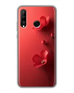 Чехол для Huawei P30 Lite / Nova 4e с картинкой «Маковые соцветия» Чехол для Huawei P30 Lite / Nova 4e с картинкой «Маковые соцветия»