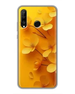 Чехол для Huawei P30 Lite / Nova 4e с картинкой «Золотые лепестки» Чехол для Huawei P30 Lite / Nova 4e с картинкой «Золотые лепестки»