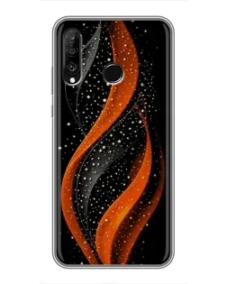 Чохол для Huawei P30 Lite / Nova 4e з картинкою «Вогняна зоряна хвиля»
