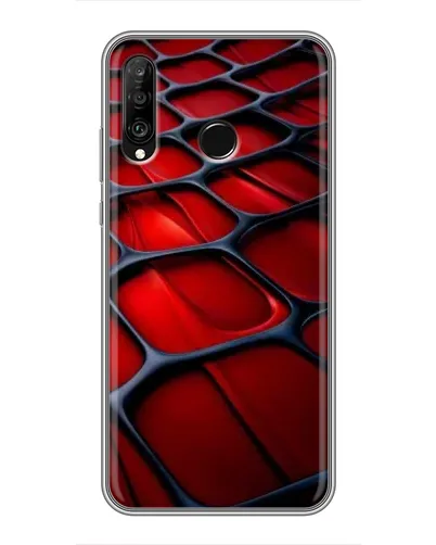 Чохол для Huawei P30 Lite / Nova 4e з картинкою «Червона глянцева сітка» Чохол для Huawei P30 Lite / Nova 4e з картинкою «Червона глянцева сітка»