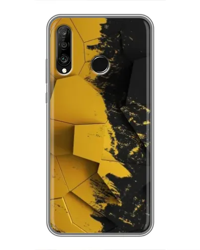 Чохол для Huawei P30 Lite / Nova 4e з картинкою «Золоті уламки геометрії» Чохол для Huawei P30 Lite / Nova 4e з картинкою «Золоті уламки геометрії»