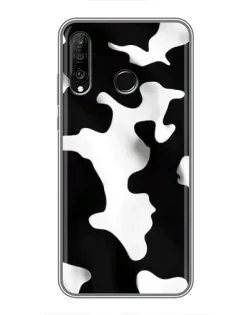 Чохол для Huawei P30 Lite / Nova 4e з картинкою «Чорно-біла пляма»