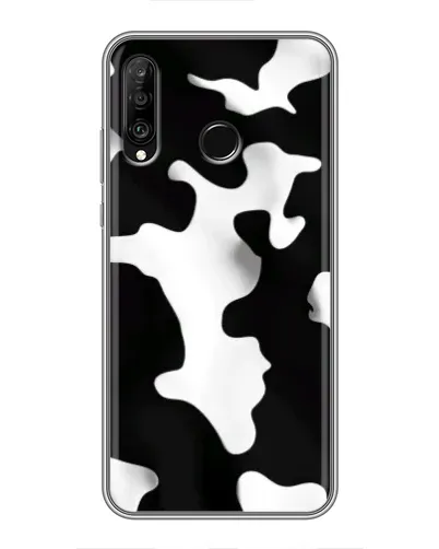 Чохол для Huawei P30 Lite / Nova 4e з картинкою «Чорно-біла пляма» Чохол для Huawei P30 Lite / Nova 4e з картинкою «Чорно-біла пляма»