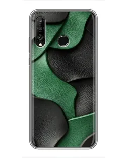 Чохол для Huawei P30 Lite / Nova 4e з картинкою «Зелені шкіряні хвилі»