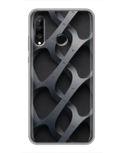Чохол для Huawei P30 Lite / Nova 4e з картинкою «Об'ємне сіре плетіння» Чохол для Huawei P30 Lite / Nova 4e з картинкою «Об'ємне сіре плетіння»
