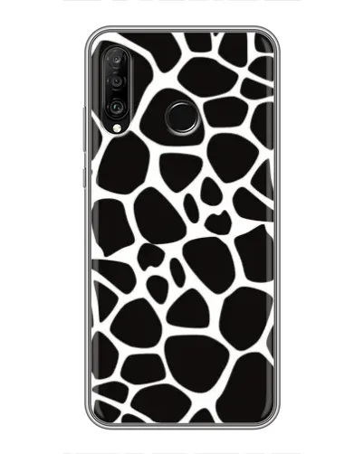 Чохол для Huawei P30 Lite / Nova 4e з картинкою «Чорно-білий жираф» Чохол для Huawei P30 Lite / Nova 4e з картинкою «Чорно-білий жираф»