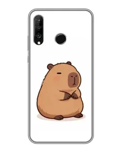 Чехол для Huawei P30 Lite / Nova 4e с картинкой «Толстенькая капибара» Чехол для Huawei P30 Lite / Nova 4e с картинкой «Толстенькая капибара»