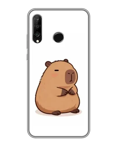 Чехол для Huawei P30 Lite / Nova 4e с картинкой «Толстенькая капибара»