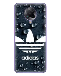 Чехол для Xiaomi POCO F2 Pro с картинкой «Adidas Trefoil Blue» Чехол для Xiaomi POCO F2 Pro с картинкой «Adidas Trefoil Blue»