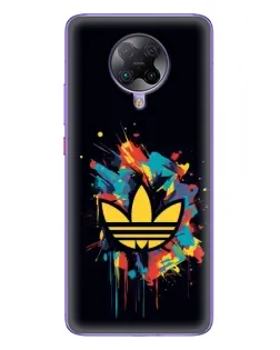 Чехол для Xiaomi POCO F2 Pro с картинкой «Adidas Splash» Чехол для Xiaomi POCO F2 Pro с картинкой «Adidas Splash»