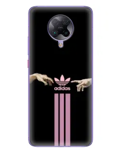 Чехол для Xiaomi POCO F2 Pro с картинкой «Adidas Hands» Чехол для Xiaomi POCO F2 Pro с картинкой «Adidas Hands»