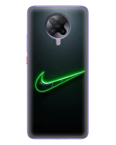 Чохол для Xiaomi POCO F2 Pro з картинкою «Неоновий контур Nike»
