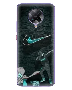 Чохол для Xiaomi POCO F2 Pro з картинкою «Спортивний арт Nike» Чохол для Xiaomi POCO F2 Pro з картинкою «Спортивний арт Nike»