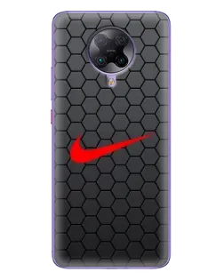 Чохол для Xiaomi POCO F2 Pro з картинкою «Nike — карбонова сітка» Чохол для Xiaomi POCO F2 Pro з картинкою «Nike — карбонова сітка»