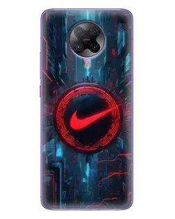 Чохол для Xiaomi POCO F2 Pro з картинкою «Техногенний стиль Nike» Чохол для Xiaomi POCO F2 Pro з картинкою «Техногенний стиль Nike»