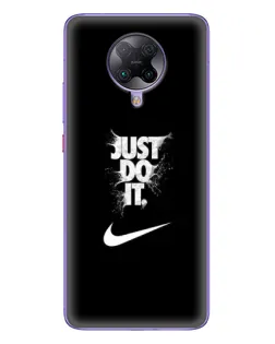Чохол для Xiaomi POCO F2 Pro з картинкою «Текстовий принт Nike» Чохол для Xiaomi POCO F2 Pro з картинкою «Текстовий принт Nike»