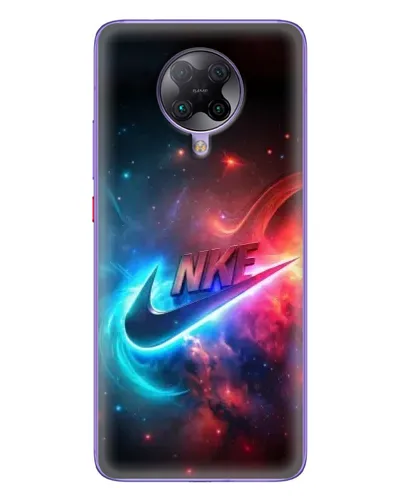 Чохол для Xiaomi POCO F2 Pro з картинкою «Вогняний логотип Nike»