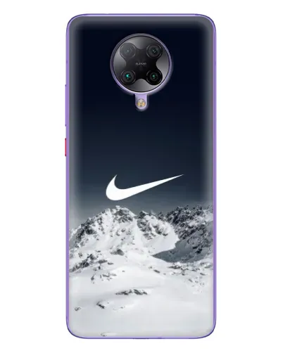 Чохол для Xiaomi POCO F2 Pro з картинкою «Nike — зимові гори»