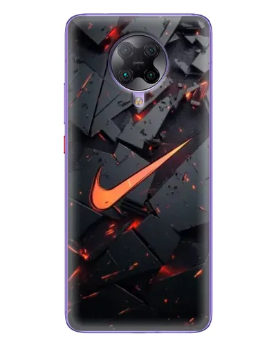 Чохол для Xiaomi POCO F2 Pro з картинкою «Nike — ефект розломів»