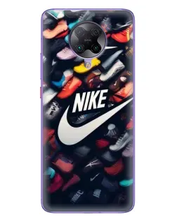 Чохол для Xiaomi POCO F2 Pro з картинкою «Колекція кросівок Nike» Чохол для Xiaomi POCO F2 Pro з картинкою «Колекція кросівок Nike»