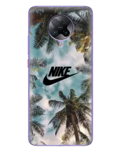 Чохол для Xiaomi POCO F2 Pro з картинкою «Тропічний принт Nike» Чохол для Xiaomi POCO F2 Pro з картинкою «Тропічний принт Nike»