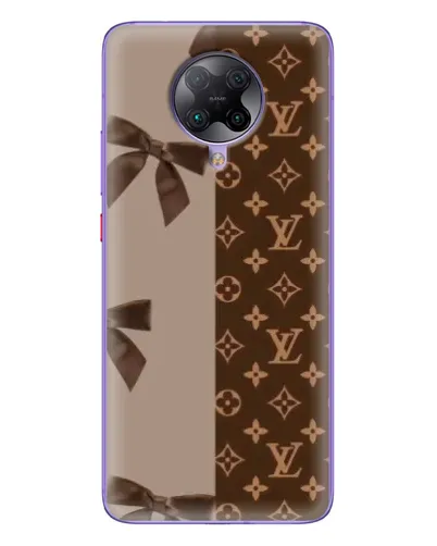 Чехол для Xiaomi POCO F2 Pro с картинкой «Louis Vuitton — банты»