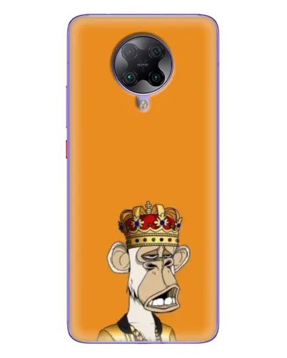 Чехол для Xiaomi POCO F2 Pro с картинкой «Золотая обезьяна Bored Ape» Чехол для Xiaomi POCO F2 Pro с картинкой «Золотая обезьяна Bored Ape»