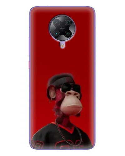 Чехол для Xiaomi POCO F2 Pro с картинкой «Bored Ape в красном» Чехол для Xiaomi POCO F2 Pro с картинкой «Bored Ape в красном»