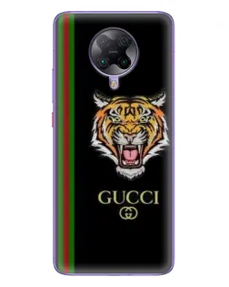 Чехол для Xiaomi POCO F2 Pro с картинкой «Тигр Gucci»