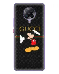Чохол для Xiaomi POCO F2 Pro з картинкою «Міккі Маус Gucci»