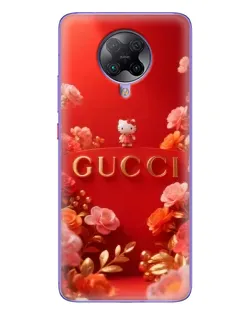 Чохол для Xiaomi POCO F2 Pro з картинкою «Gucci — золотий сад»